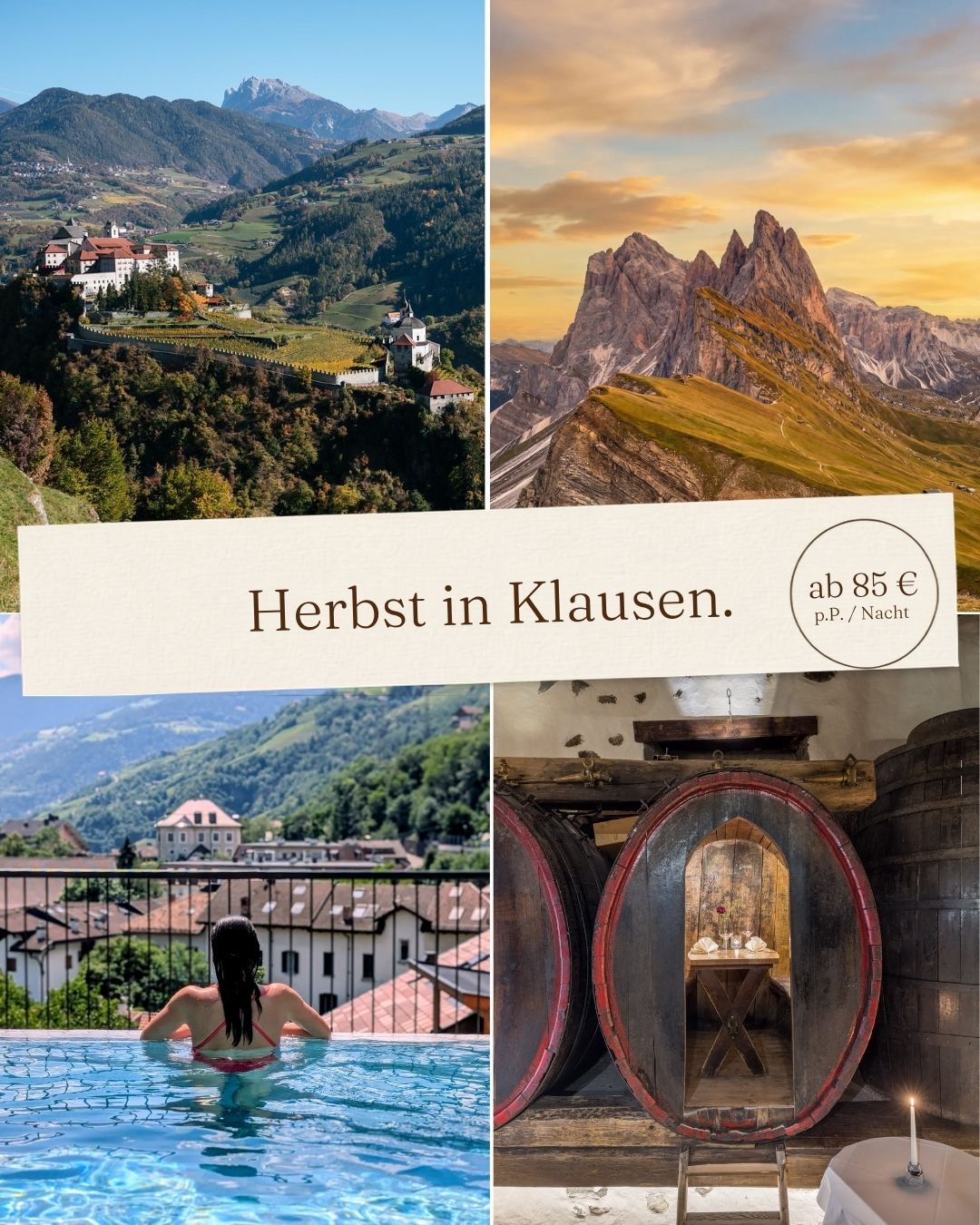 Herbst in Klausen mit Preis